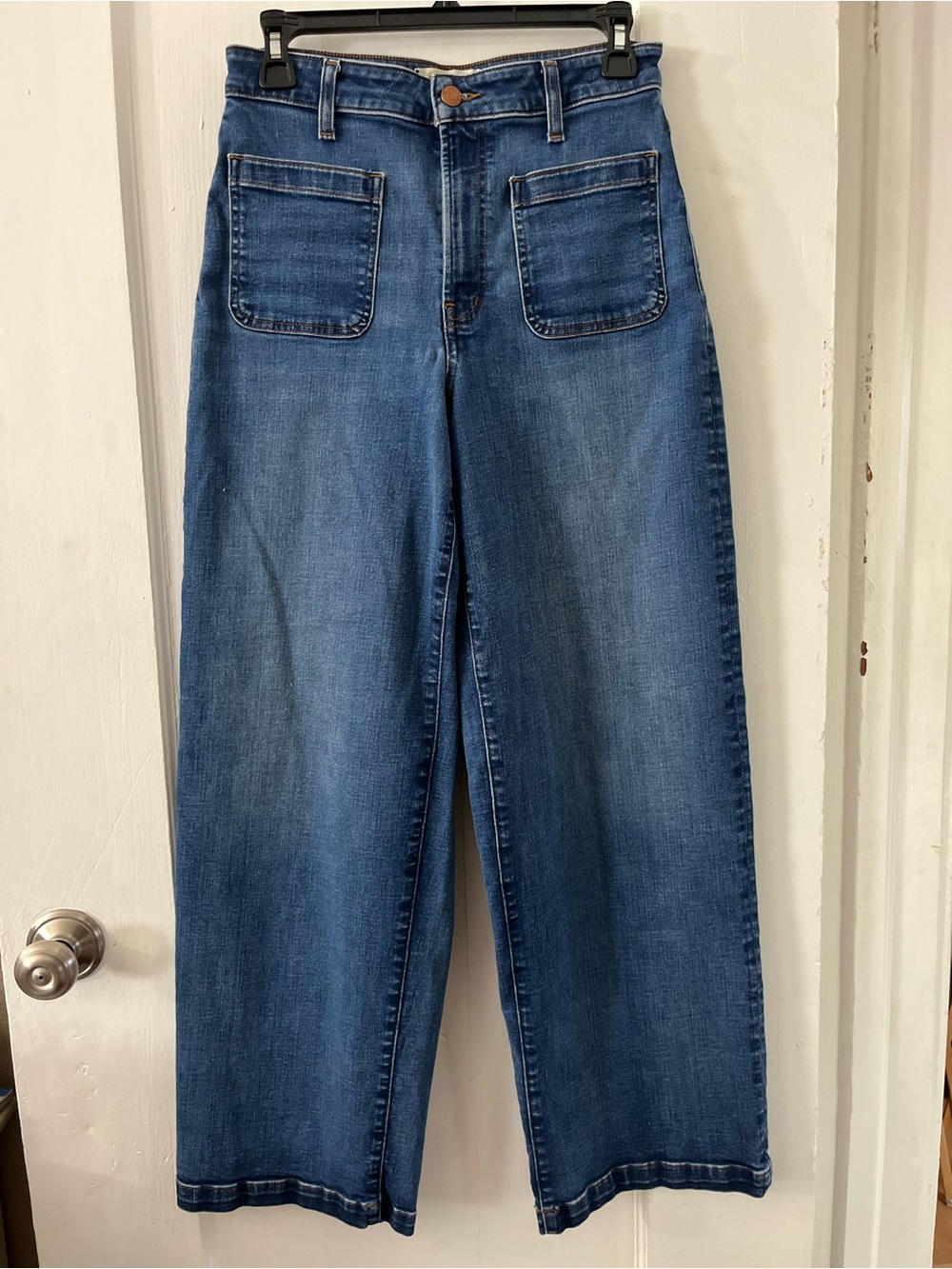 Madewell Curvy Emmett Wide Leg Jeans High Rise 28 NR565 - Picture 4 of 15